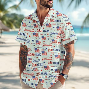 Personalized USA 250th Anniversary Semiquincentennial Hawaii Shirt HO82 901476