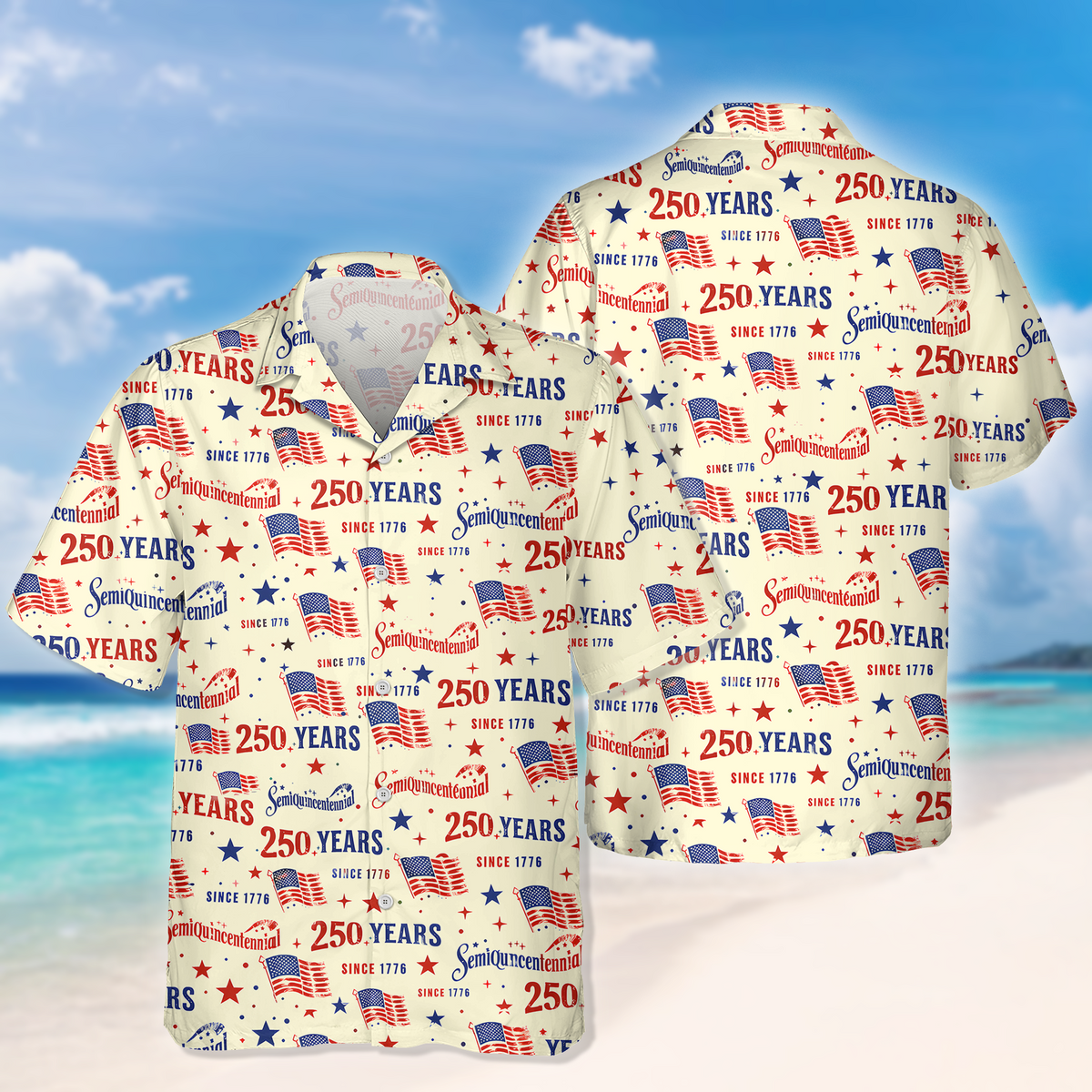 Personalized USA 250th Anniversary Semiquincentennial Hawaii Shirt HO82 901476