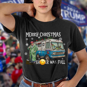 Merry Christmas Trump Shi**er Was Full Dark Shirt HO82 65332