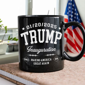 Patriotic Trump Inauguration We’ve Achieved Something Great Black Mug LM32 65181