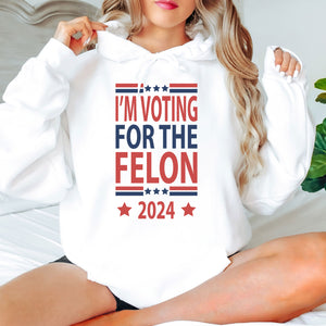 Independence Day Voting For The Felon America President Trump 2024 Bright Shirt HO82 62670