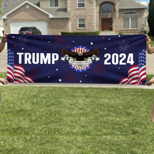 Trump 2024 America President Banner TA29 62446
