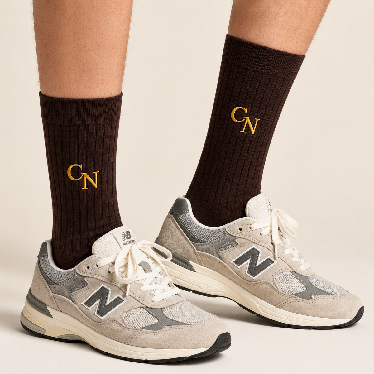 Custom Monogrammed Initial Men's Embroidered Socks, Groomsman, Dress Socks LM32 669535