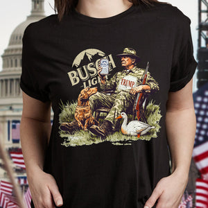 Trump President 2024 Duck Hunting Dark Shirt HO82 65186