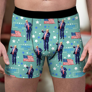 Custom Trump Dancing Christmas Flannel Boxer LM32 65095