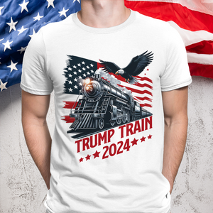 Trump Train 2024 Bright Shirt for Patriotic Fans Bright Shirt LM32 63929