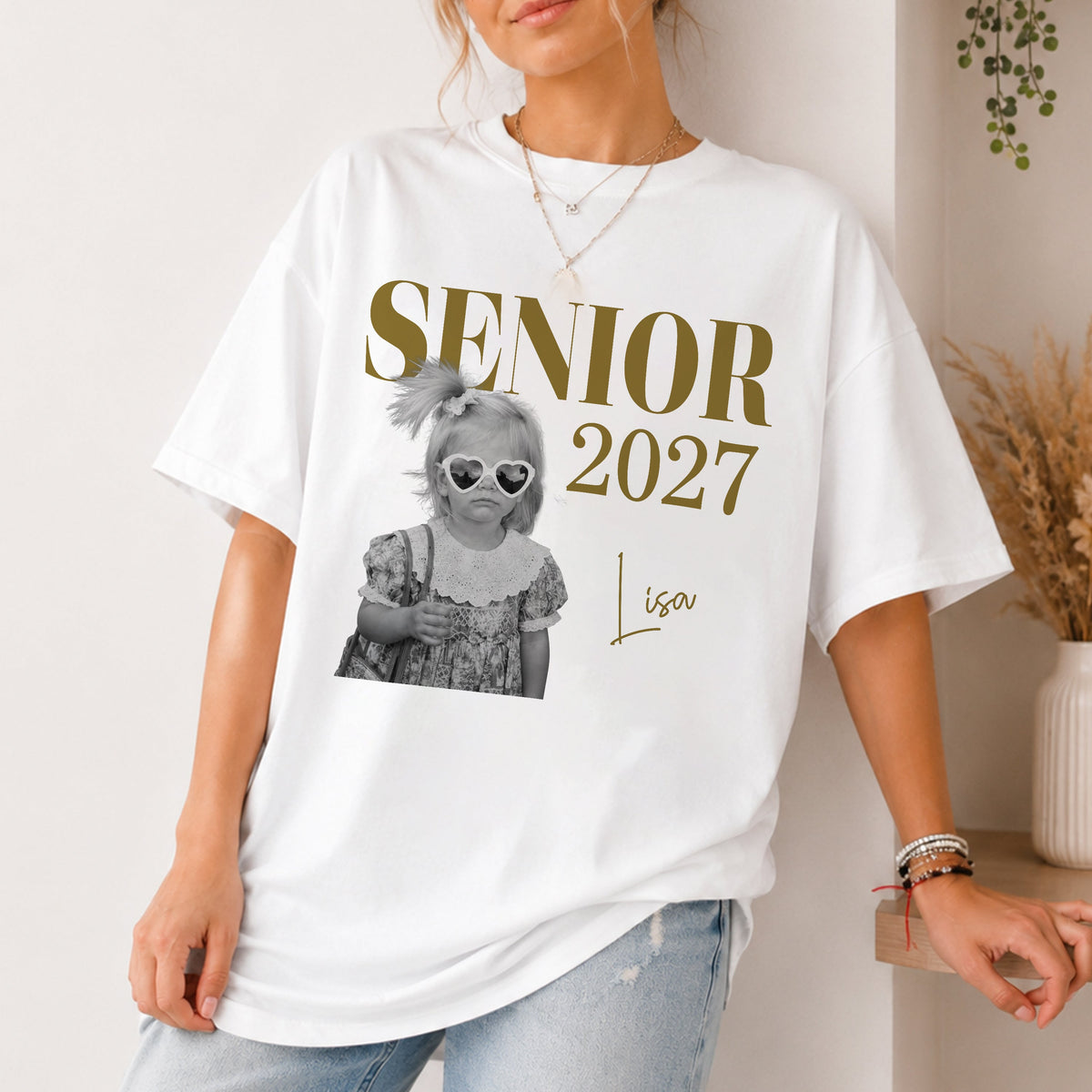 Custom Photo And Name Senior 2027 Comfort Shirt TH10 170609