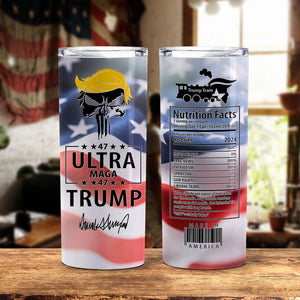 ULTRA MAGA 47, Trump Train Skinny Tumbler HA75 62966