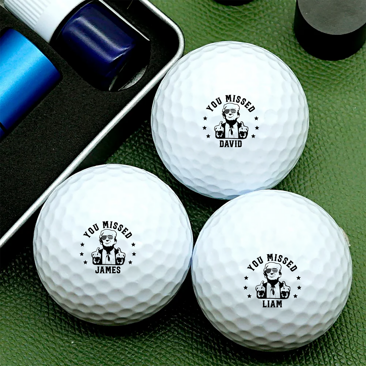 You Missed Trump Funny Golf Ball Stamp Personalized Gift For Golf Lovers CH07 67708