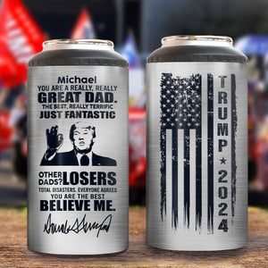 Great Dad Donald Trump 2024 Can Cooler N369 HO82 62976