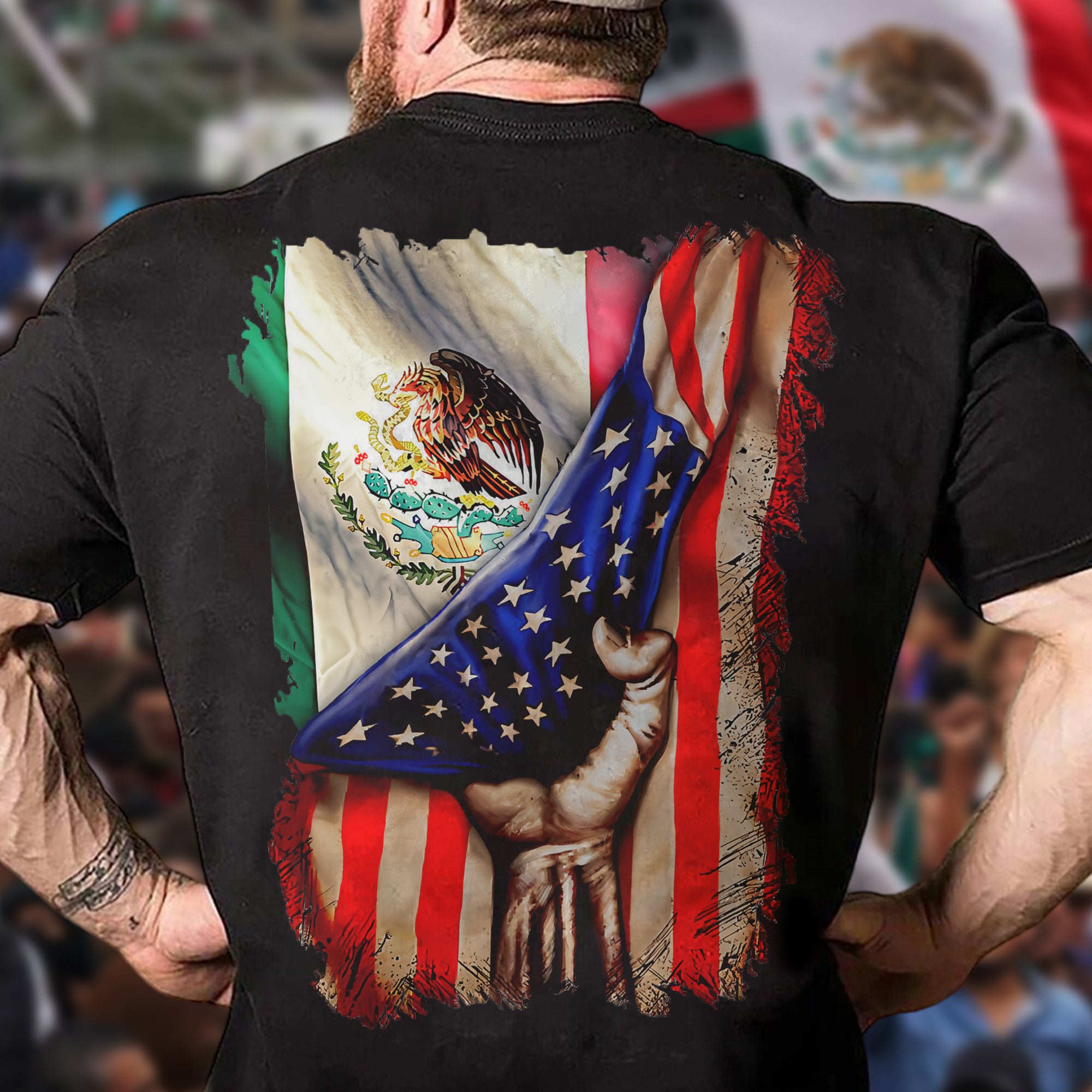 Mexican Roots American Mexican Flag Mexico Is Calling Back Shirt HA75 63324