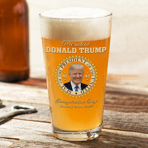 President Donald Trump Beer Glass HA75 63956