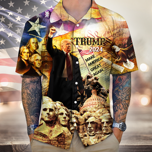 Make America Great Again Trump 2024 Hawaii Shirt N369 62524