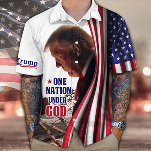 One Nation Under God Trump Hawaii Shirt N304 62522