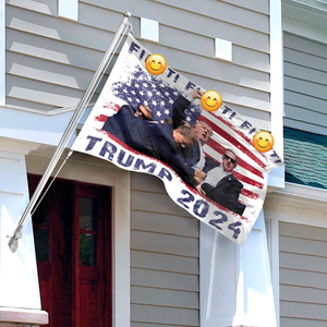 Fi**t Fi**t Fi**t Trump 2024 House Flag HO82 62988