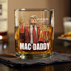 Mac Daddy Trump Fun Unique Whisky Glass For Trump Fan LM32 63827