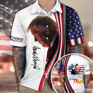 Donald Trump 2025 Never D**! Legends Hawaii Shirt HO82 63130