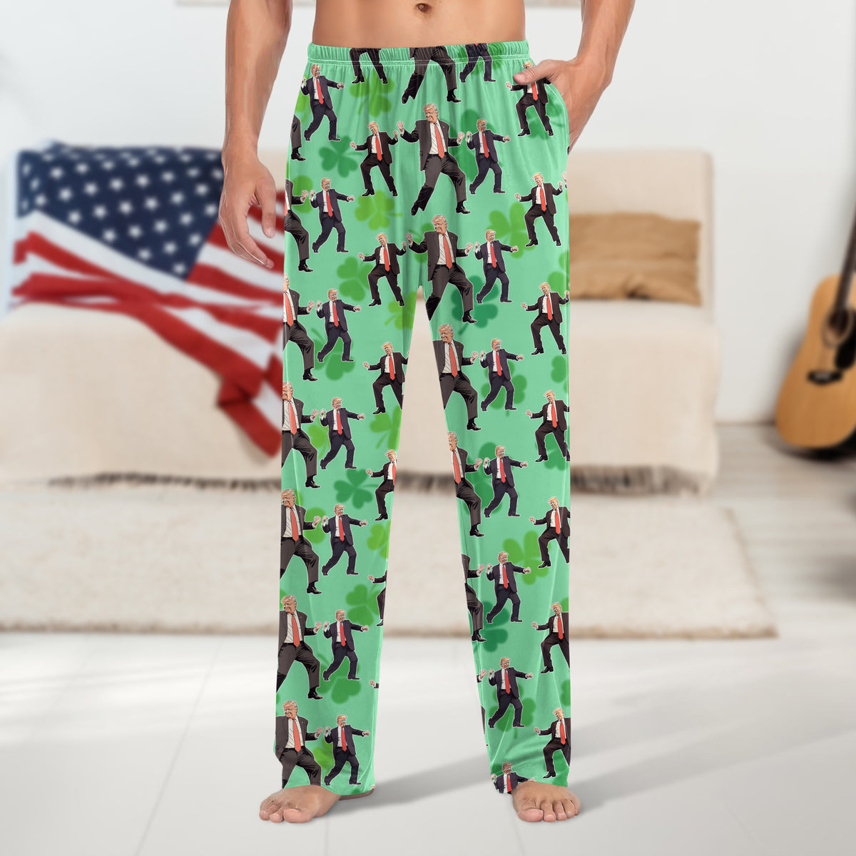 Trump Dancing Trump Irish St. Patrick's Day Sweatpants N304 HA75 67198