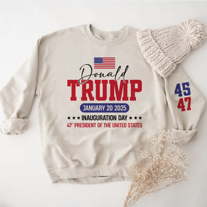 Trump Inauguration Bring Back The Greatness Of America 2025 Sleeve Sweatshirt LM32 65119