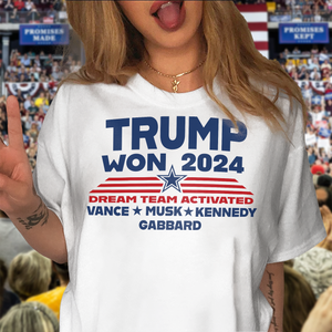 Trump Won 2024 Bright Shirt TH10 64015