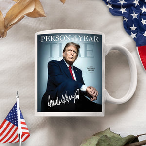 President Donald Trump Person Of The Year White Mug HA75 64190