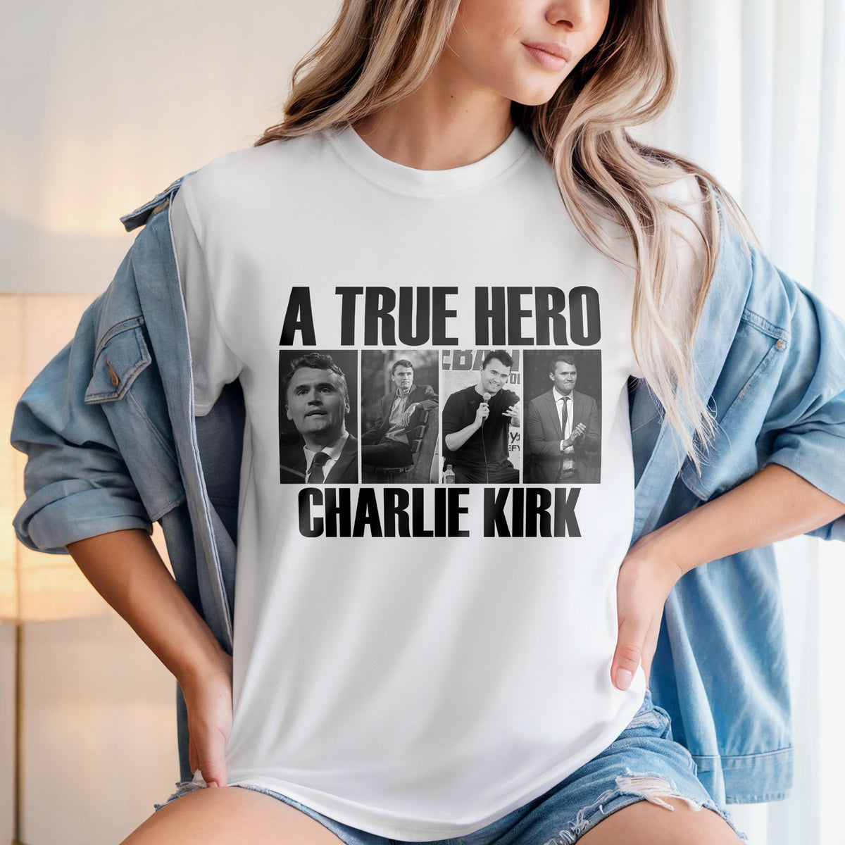 A True Hero Charlie Kirk Rest In Peace Bright Shirt HO82 65766