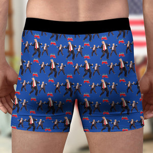 Trump Dancing Victory Men's Boxer Briefs Funny Gift N304 HA75 64200