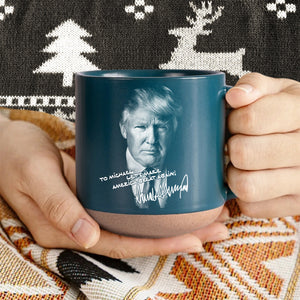 Custom Name President Donald Trump Pottery Mug HA75 63622