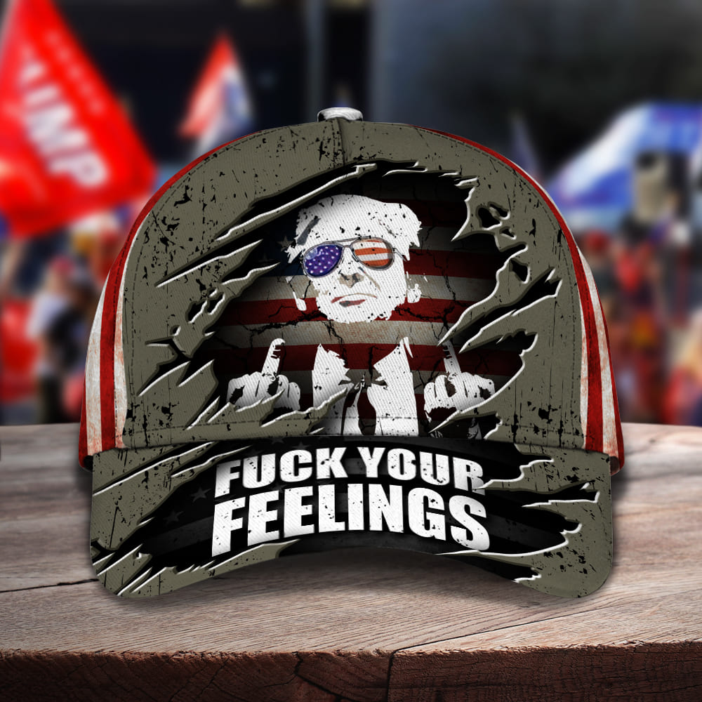 President Donald Trump Middle Finger Classic Cap TH10 63009