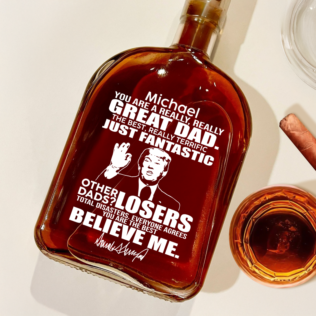 Custom Name You Are A Great Dad Donald Trump TH10 64377