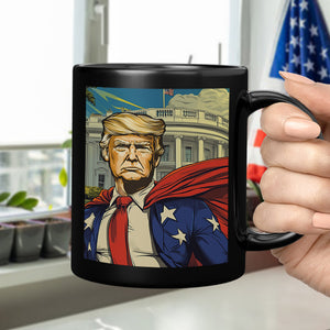 Donald Trump Hero For USA  Black Mug HO82 65380