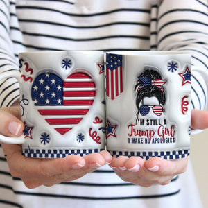 I'm A Trump Girl 3D Inflated Effect Printed Mug - Gift For Best Friends, BFF, Sisters HO82 63294