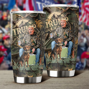 Custom Trump Deer Hunting, Duck Hunting Fat Tumbler HA75 63916