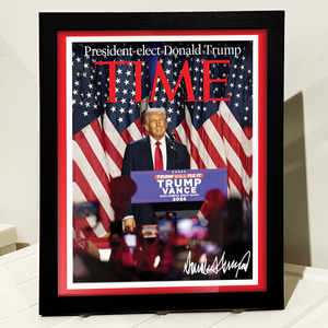 President Donald Trump Person Of The Year Picture Frame TH10 64273