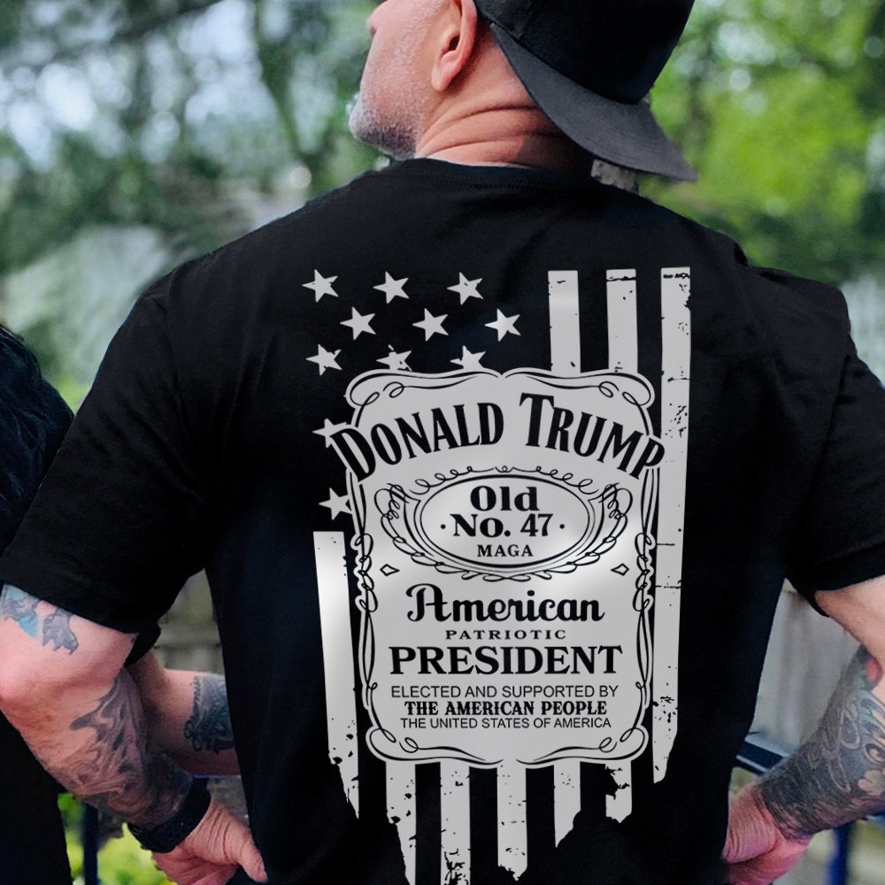 Donald Trump No 47 America Patriotic President Back Shirt HO82 65500