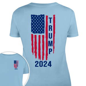 Trump 2024 With America Flag Shirt K228 62431