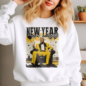 New Year New America Trump Bright Shirt HA75 64234