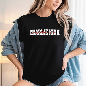 Justice for Charlie Kirk Dark Shirt HA75 64600