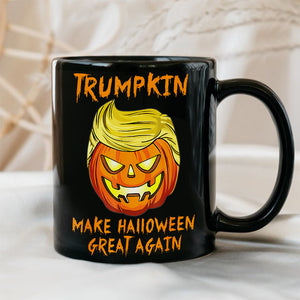 Trumpkin Make Halloween Great Again Black Mug HA75 63424