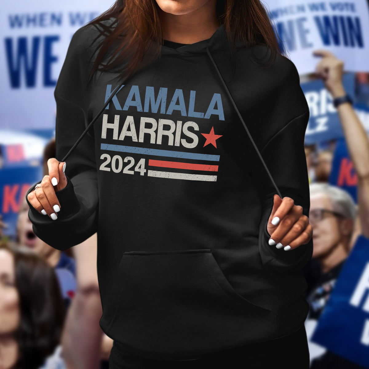 Vintage Kamala Harris 2024 For President Election Dark Shirt HO82 65100