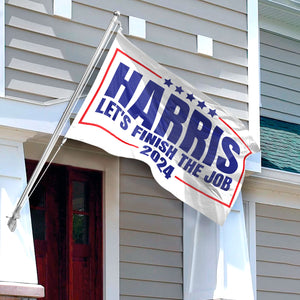 Kamla Harris Let's Finish The Job Banner House Flag HO82 65074