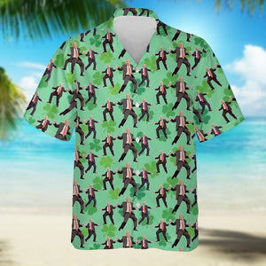 Trump Dancing Trump Irish St. Patrick's Day Hawaii Shirt N304 HA75 67202