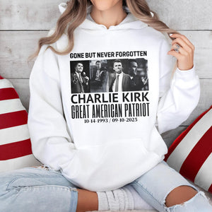 Justice For Charlie Kirk Gone But Never Forgotten Bright Shirt LM32 65425