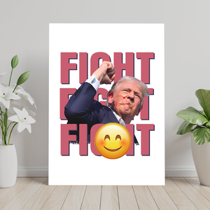 Fi**t Fi**t Fi**t Donald Trump Picture Frame Canvas Poster TH10 63231