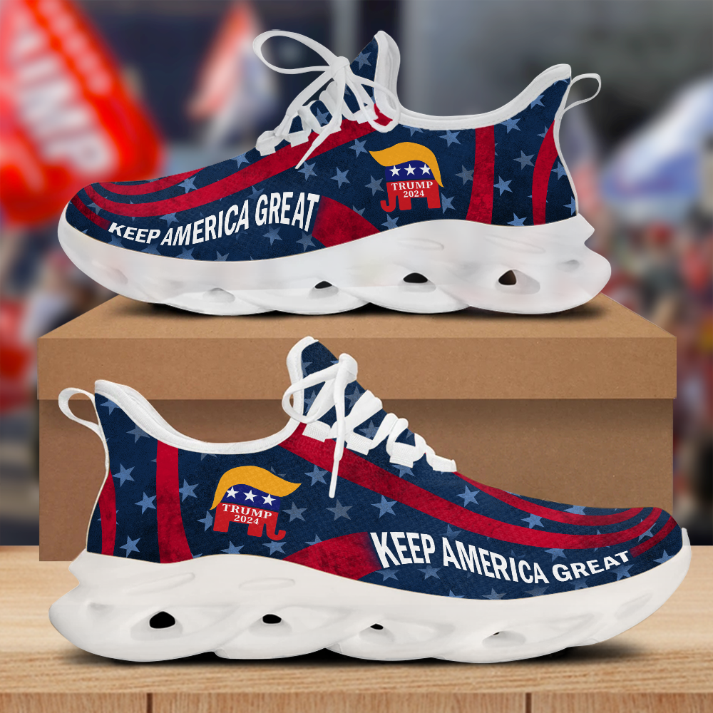 Trump 2024 Keep America Great Max Soul Shoes HA75 63060