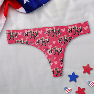 Trump Dancing Trump Valentine's Day Gift Underwear For Women HA75 64248