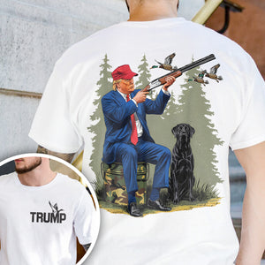 Trump Duck Hunting Front And Back Bright Shirt HA75 63966