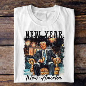 New Year New America President Donald Trump Shirt HA75 64280