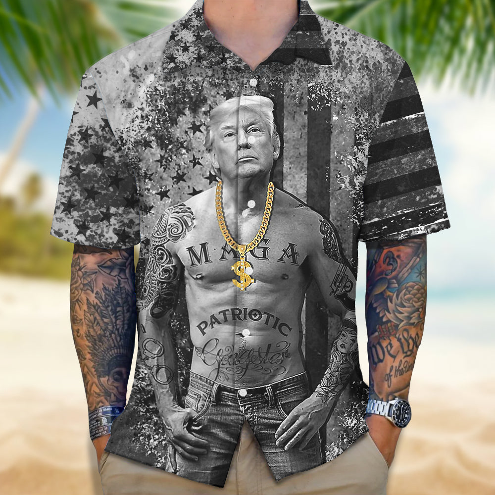 Funny Donald Trump Gangters Hawaii Shirt T286 62456