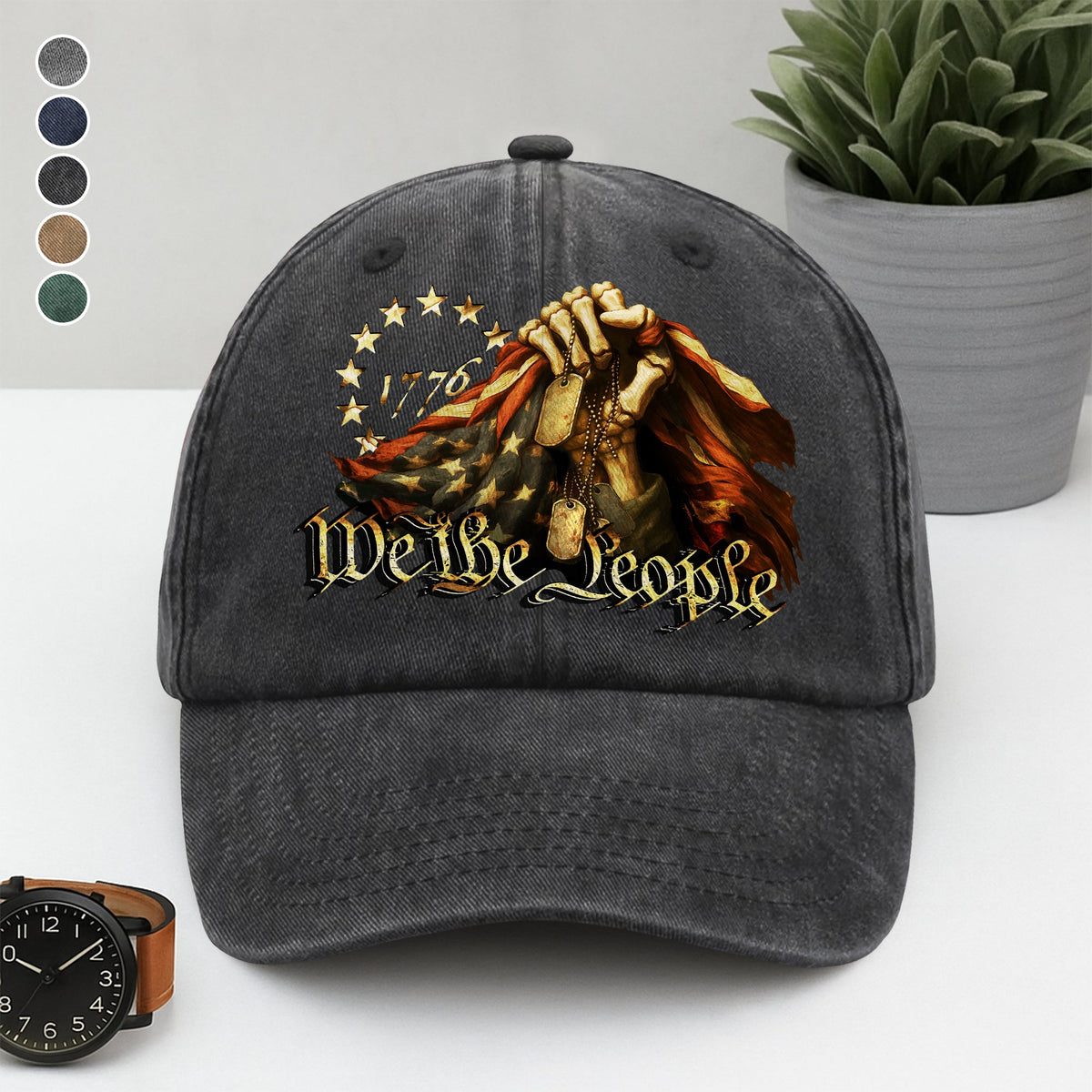 We The People Washed Denim Baseball Cap HO82 N369 894944
